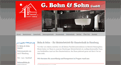 Desktop Screenshot of bohnundsohn.de